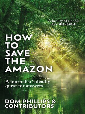 cover image of How to Save the Amazon